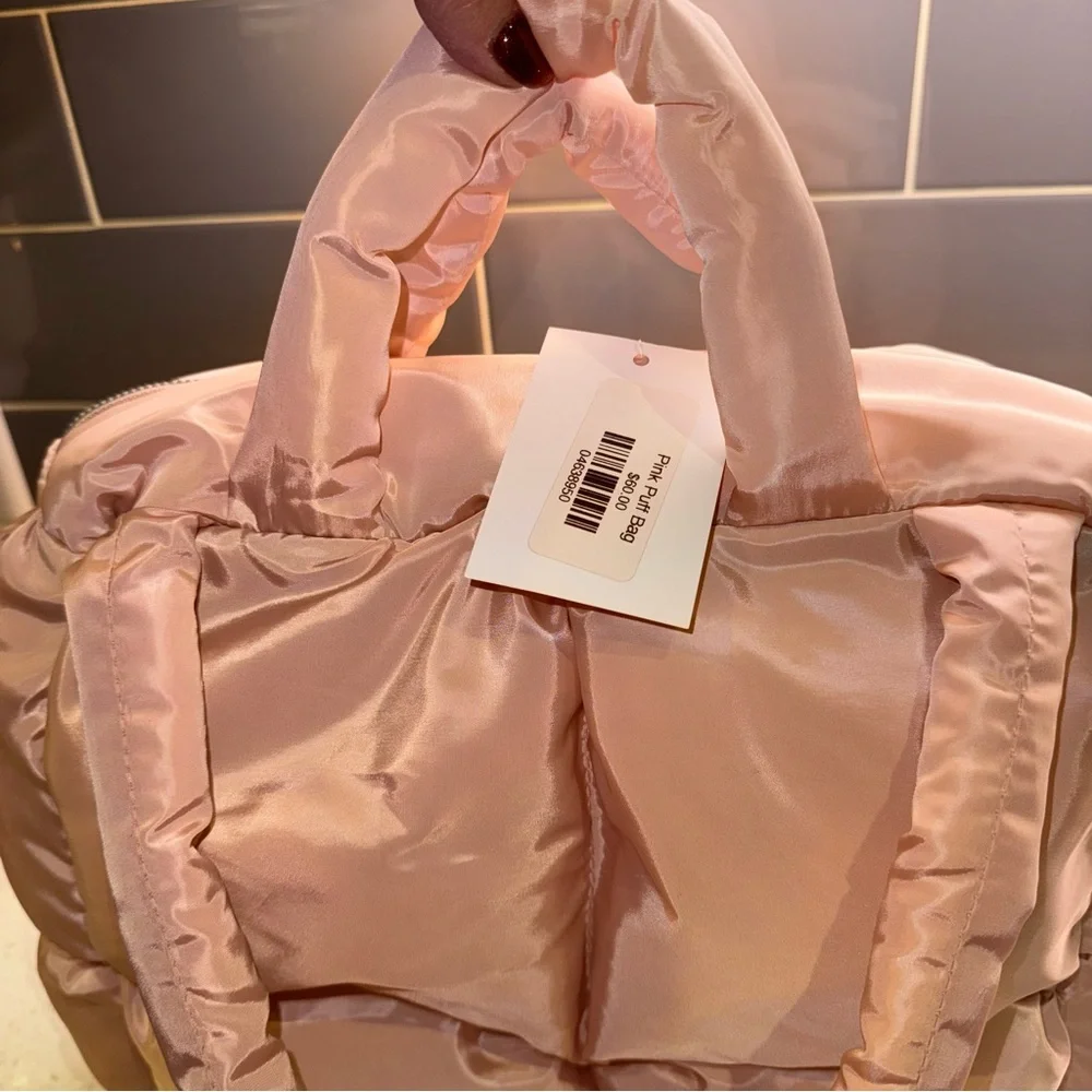 Pink Puff Tote Bag - NWT - Picture 5 of 9